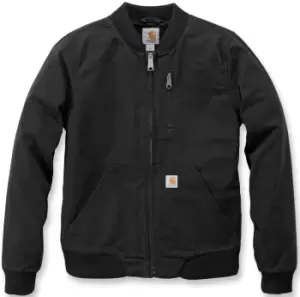 Carhartt Crawford Womens Bomber Jacket, black, Size S, black, Size S for Women