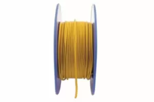 Yellow Thin Wall Single Core Cable28/0.30 50m Connect 30037