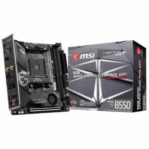 MSI MPG B550I GAMING EDGE MAX WIFI AMD iTX Motherboard