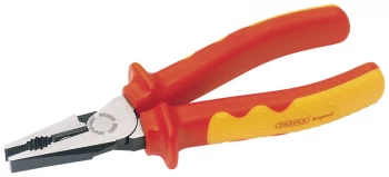 Draper Expert 200mm VDE Hi-Leverage Combi Pliers 69173