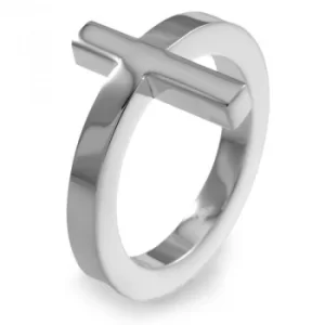 Ladies Folli Follie Stainless Steel Size P Karma Ring