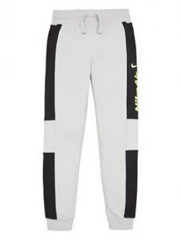 Nike Sportswear Air Older Boys Joggers - Grey/White Size M 10-12 Years