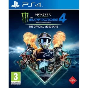 Monster Energy Supercross 4 PS4 Game