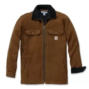 Carhartt Mens Pawnee Zip Cotton Water Repellent Shirt Jacket L - Chest 42-44' (107-112cm)