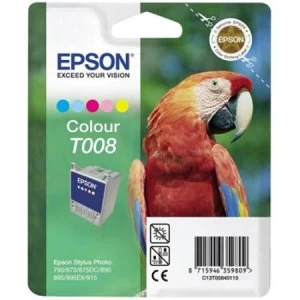 Epson Parrot T008 Colour Ink Cartridge