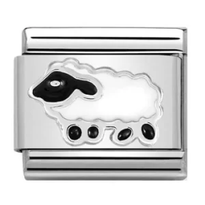 Nomination CLASSIC Silvershine White Sheep Charm 330204/20