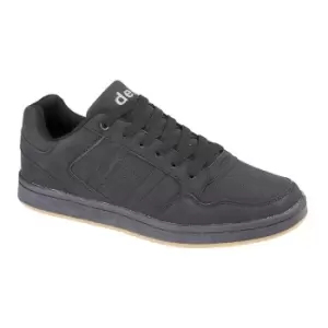 Dek Mens Quark Nubuck Skate Shoe (5 UK) (Black)