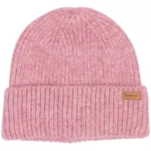 Barbour Womens Pendle Beanie Pink One Size