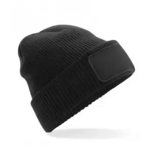 Beechfield Adults Thinsulate Printers Beanie (One Size) (Black)