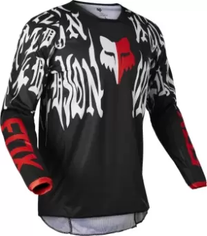 FOX 180 Peril Motocross Jersey, black-red, Size S, black-red, Size S