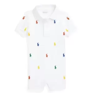 Ralph Lauren Logo Cotton Shortall - White