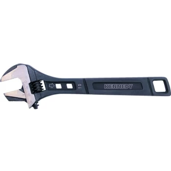 Adjustable Spanner, Steel, 12IN./300MM Length, 35MM Jaw Capacity - Kennedy