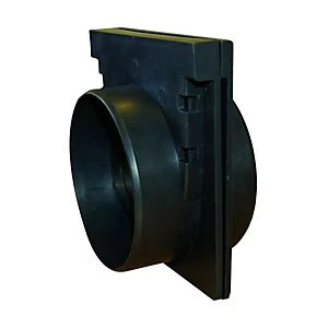 Clark-Drain Black Channel Driveway Grate End Caps - Pack of 2