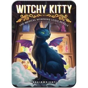 Witchy Kitty Puzzle Card Game