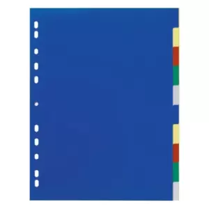 Durable Index A4+ 10 Part. with Coloured Tabs and Cover Sheet PP