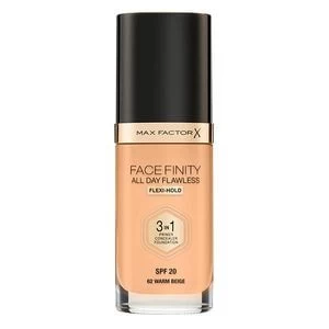 Max Factor Facefinity 3in1 Flawless Foundation 62 W Beige, Warm Beige