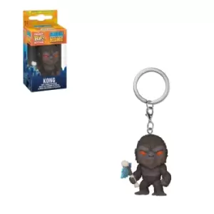 Godzilla vs Kong Kong with weapon Funko Pop Vinyl Keychain