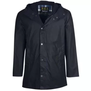 Barbour Mens Breswell Wax Jacket Navy/Summer Navy XL