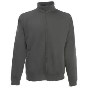 Fruit Of The Loom Mens Full Zip Sweat Jacket (XL) (Light Graphite)