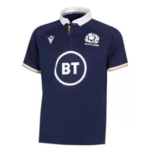 Macron Scotland Home Rugby Shirt 2020 2021 - Blue