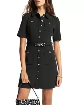 Michael Kors Belted Utility Dress