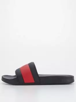 Tommy Hilfiger Flag Pool Slides - Desert Sky, Desert Sky, Size 10, Men