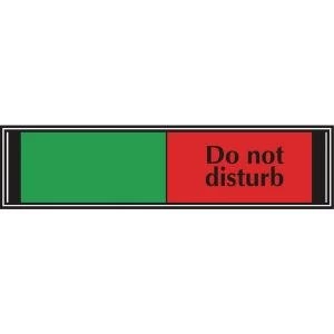 Sliding Sign Do Not Disturb 225x52mm V6DBDD