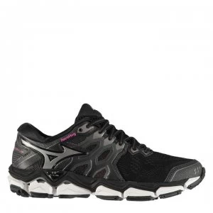 Mizuno Wave Horizon 3 Ladies Running Shoes - Black/Pink