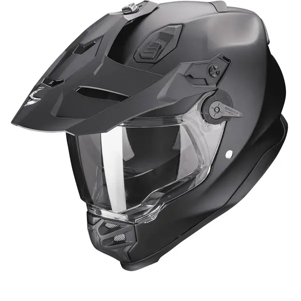 Scorpion ADF-9000 Air Solid Matt Pearl Black Adventure Helmet M