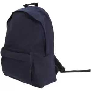 Bagbase Maxi Fashion Backpack / Rucksack / Bag (22 Litres) (Pack of 2) (One Size) (French Navy) - French Navy