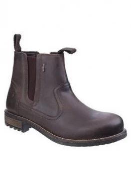 Cotswold Worcester Leather Chelsea Boots, Brown, Size 10, Men