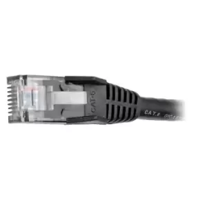 Tripp Lite N201-007-BK Cat6 Gigabit Snagless Molded (UTP) Ethernet Cable (RJ45 M/M) PoE Black 7 ft. (2.13 m)