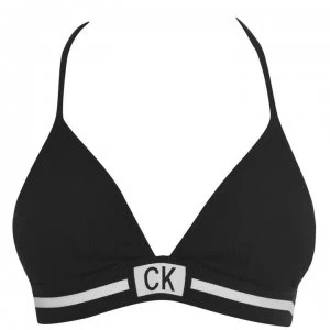 Calvin Klein Core Triangle Bikini Top - Black BEH