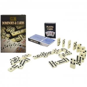 M.Y Dominoes And Cards Set - 28pc