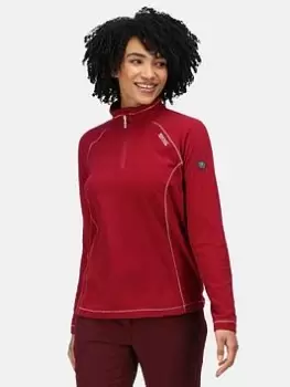 Regatta Montes Fleece - Dark Burgundy, Dark Burgundy, Size 12, Women