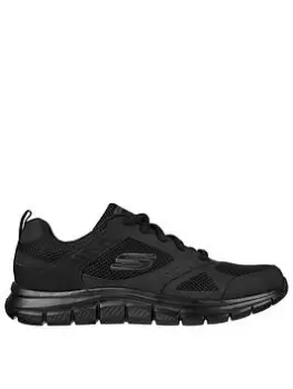 Skechers Track Syntac Trainer, Black, Size 11, Men