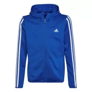 adidas Designed 2 Move 3-Stripes Hoodie Kids - Blue