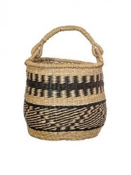 Sass & Belle Sass & Belle Seagrass Round Basket With Handle