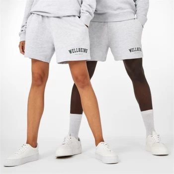 Jack Wills Unisex Wellbeing Sweat Shorts - Lt Ash Marl