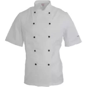 Dennys AFD Adults Unisex Thermocool Chefs Jacket (XL) (White) - White