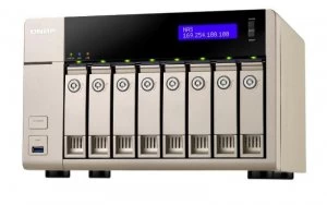 QNAP TVS-863+ (8GB RAM) 8 Bay Desktop NAS Enclosure