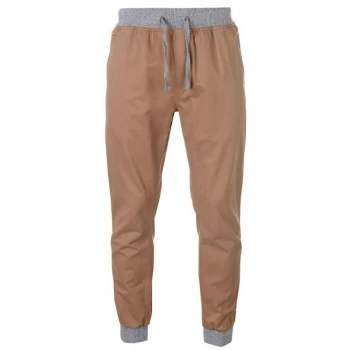 SoulCal Ribbed Waistband Chinos Mens - Coffee