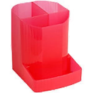 Exacompta Pen Box Mini-Octo Linicolor Polypropylene Pink 9 x 11.1 x 12.3 cm