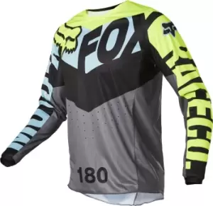 FOX 180 Trice Motocross Jersey, grey-blue, Size L, grey-blue, Size L