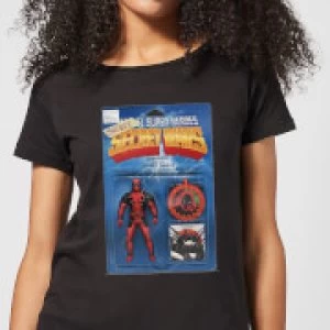 Marvel Deadpool Secret Wars Action Figure Womens T-Shirt - Black - 4XL - Black