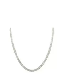 Simply Silver Sterling Silver 925 Oval Chain Allway Necklace