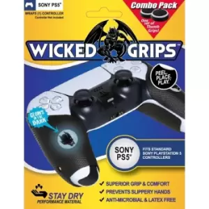 Wicked-Grips with Thumb Grips for PS5 DualSense Controller