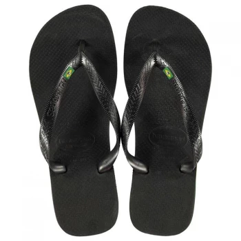 Havaianas Brasil Mens Flip Flops - Black 0090