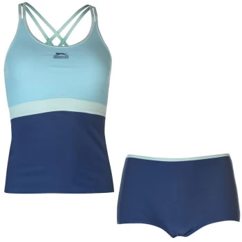 Slazenger Tankini Set Ladies - Blue