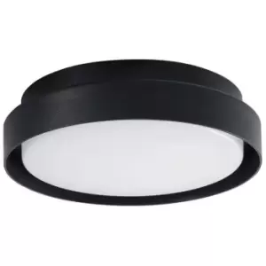 Delta Outdoor Flush Sandy Black Aluminium LED 20W 1550Lm 3000K IP65 - Merano